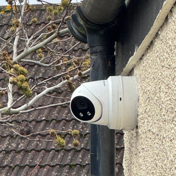 CCTV Camera installed on a wall in Bristol